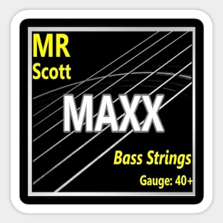 MAXX Strings Shirt! Sticker